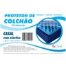 Kit Capa Protetor de Colchão Casal com Elástico Pvc + 2 Capas de Travesseiro Pvc - 6