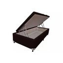 Ver imagem 1 de Cama Box Baú Universal Solteiro Courano Brown New (78x188x35) - Castor