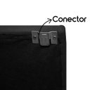 Ver imagem 6 de Painel Suspenso Cabeceira Dobrável Pietro para Cama Box Casal 140cm Boucle:bouclê Preto