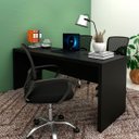 Ver mais imagens de Mesa para Escritório Escrivaninha 180 Cm Preto
