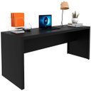 Ver imagem 1 de Mesa para Escritório Escrivaninha 180 Cm Preto