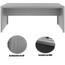 Ver imagem 2 de Mesa para Escritório Escrivaninha 180 Cm Preto