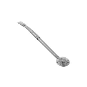 Bomba de Chimarrão Tramontina Ilex em Aço Inox com Rosca 23 Cm