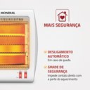 Ver imagem 4 de Aquecedor de Ar Mondial Comfort Air Ii A-15 900w Branco/cinza 220v