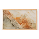 Ver imagem 2 de Quadro Decorativo N°22 160x90cm - Panorâmico Mármore Mineral - Madeira Clara - Rollflex