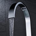 Ver imagem 2 de Torneira Misturador Lavabo Banheiro Duplo Comando Prateada