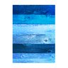 Quadro Abstrato Azul Textura Tons - Tela Única - 90 x 60 cm - Branca - 2