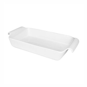 Travessa Refratária Retangular Rasa em Porcelana Fall Oxford 1,5l