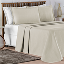 Ver imagem 1 de Cobreleito King Size 100% Algodão Lisboa 03 Pçs Super Elegante Charm:caqui