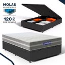 Ver imagem 2 de Cama Box Baú com Colchão Gazin de Molas Ensacadas One Face Air Up Queen 158cm