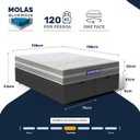 Ver imagem 3 de Cama Box Baú com Colchão Gazin de Molas Ensacadas One Face Air Up Queen 158cm