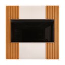 Ver imagem 1 de Painel para Sala Estar Sierra Ripado 1.8 x 2.2 TV até 72:Off White/Nature