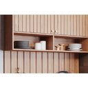 Ver imagem 7 de Módulo Cozinha Mgm Divina 5 Peças (1aéreo+1balcão+1ilha+2complementos) C5p186 Freijo-titanium-