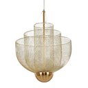 Ver imagem 5 de Pendente LED Ø45cm Dourado 3000K 8W Tela Aramado PD2060