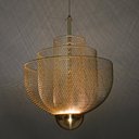 Ver imagem 1 de Pendente LED Ø45cm Dourado 3000K 8W Tela Aramado PD2060