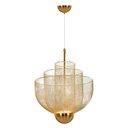Ver imagem 7 de Pendente LED Ø45cm Dourado 3000K 8W Tela Aramado PD2060