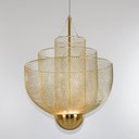 Ver mais imagens de Pendente LED Ø45cm Dourado 3000K 8W Tela Aramado PD2060