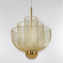 Ver imagem 6 de Pendente LED Ø45cm Dourado 3000K 8W Tela Aramado PD2060