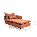 Ver imagem 4 de Sofá Modular Chaise Braço Lateral com Pé Metal Sôma CabeCasa MadeiraOriginals
