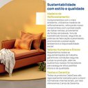 Ver mais imagens de Sofá Modular Chaise Braço Lateral com Pé Metal Sôma CabeCasa MadeiraOriginals