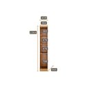 Ver imagem 3 de Quarto Casal Modulado Rizon 4 Peças (1 Closet + 2 Guarda Roupas + 1 Complemento) Qc215 Freijo