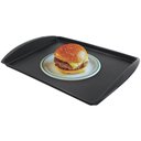 Ver imagem 1 de Bandeja Fast Food Preta Fastfood Restaurante Self Service Lanchonete Polipropileno Hamburgueria Reta
