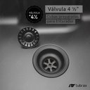 Ver imagem 6 de Cuba Pia Dupla 78x43 Cozinha Gourmet Cor Preta Inox Acessórios Tubrax