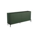 Ver imagem 2 de Buffet Bend 180 cm Porta Frisada Incolar Musgo com Pé Preto