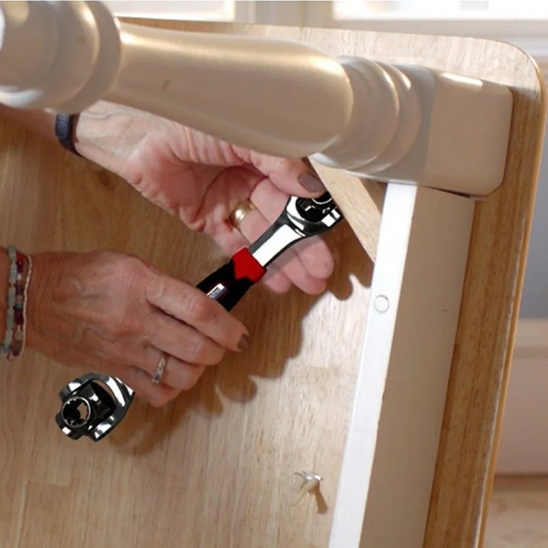 Chave Multifuncional 48 em 1 360º Universal – Fox Home: Versatilidade e Precisão em Uma Única Ferram - 5