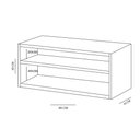 Ver imagem 2 de Rack Sala Natural de Chão para Tv Ate 32 Polegadas em Mdf