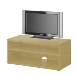 Rack Sala Natural de Chão para Tv Ate 32 Polegadas em Mdf - 1