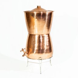 Purificador de Água em Cobre Puro Artesanal Filtro Ayurveda - 1