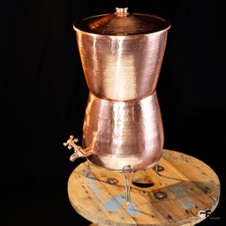 Purificador de Água em Cobre Puro Artesanal Filtro Ayurveda - 7