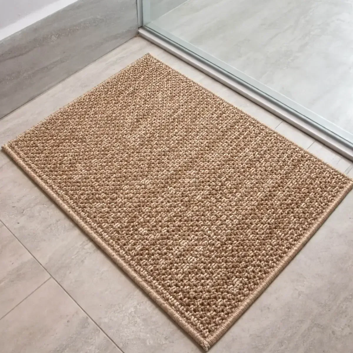 Tapete Pátio para Banheiro Marrom:0,50x1,00