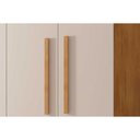 Ver mais imagens de Guarda Roupa Solteiro 4 Portas e 2 Gavetas Espanha Naturale-off White - Rufato