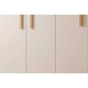 Ver imagem 6 de Guarda Roupa Solteiro 4 Portas e 2 Gavetas Espanha Naturale-off White - Rufato