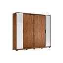 Ver imagem 7 de Guarda Roupa 4 Portas 2ESP 4g Pé Laredo Demóbile Amênd