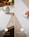 Ver imagem 4 de Caminho de Mesa Jacquard Impermeável 40x90cm Rafimex