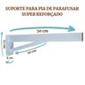 Suporte para Pia Parafusar Super Reforçado 50cm 15 peças - 2