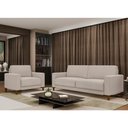 Ver imagem 2 de Sofá 3 Lugares 220cm Chili Linho Off White - Sallar Home