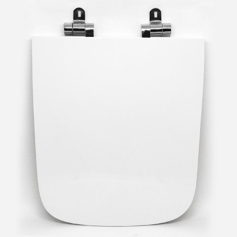 Assento Sanitário Poliéster para Louça Stillo/vougan (docol) Slow Close Cromado (reb. Oculto) Branco