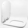Assento Sanitário Poliéster para Louça Stillo/vougan (docol) Slow Close Cromado (reb. Oculto) Branco - 2