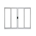 Ver imagem 1 de Janela Vitro 4 Folhas 100x120 S/grade Alumínio Branco