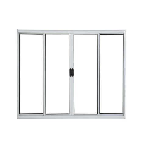 Janela Vitro 4 Folhas 100x120 S/grade Alumínio Branco