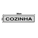 Ver imagem 2 de Combo 6 Placas De Sinalização Cozinha 30x7 Acesso - B-509 F9e
