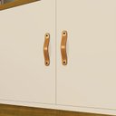 Ver imagem 5 de Rack Com Painel Para TV 60 Polegadas Star Legacy EDN Off White/Cedro