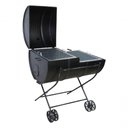 Ver imagem 1 de Churrasqueira Tambor 200 Litros Mista com Carrinho e Grelha