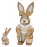 Coelho de Páscoa de Palha Fêmea Bege 33x14x14cm - 2