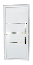 Ver imagem 1 de Porta Alumínio Lambril Evolution c/Puxador D.Branco 90 Brimak