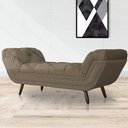 Ver imagem 3 de Conjunto Sienna Cabeceira e Recamier Queen 160 cm Linho Marrom